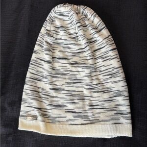 Calvin Klein Black and White Knit Beanie